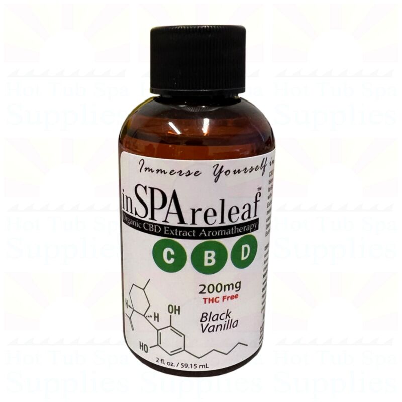 inSPAreleaf 2oz Liquid - Black Vanilla