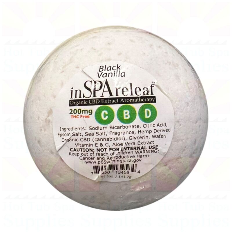 inSPAreleaf 5oz SpaBomb - Black Vanilla
