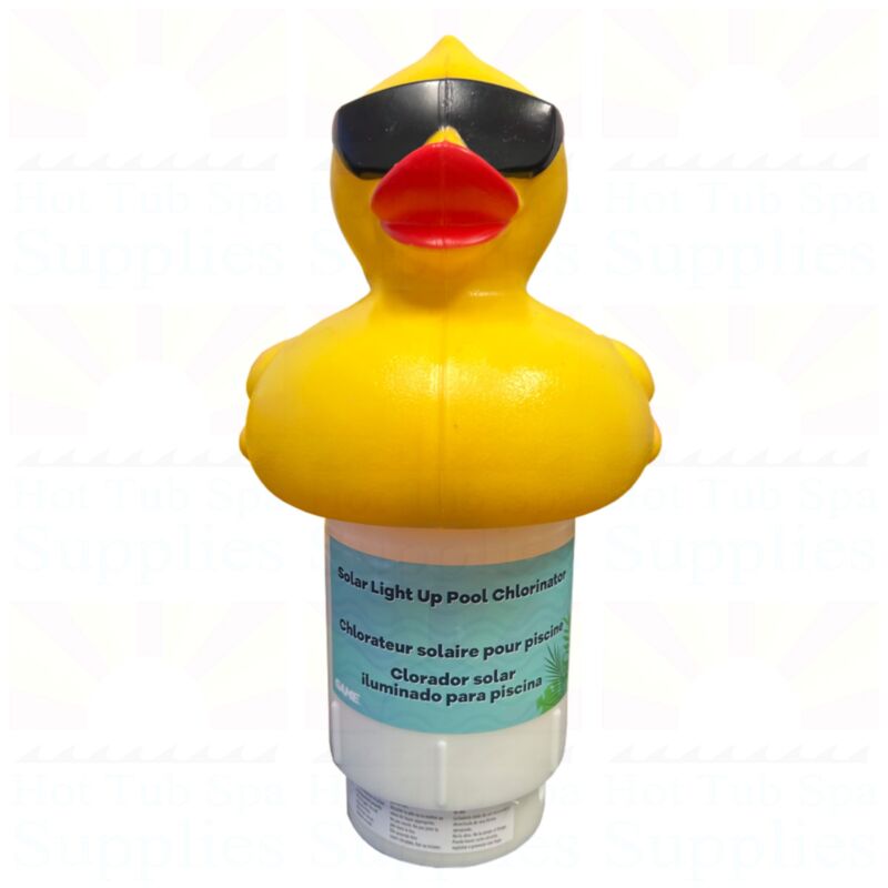 Solar Light Up Derby Duck Chlorinator