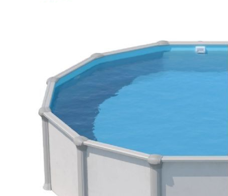 Ocean Blue 18' Round Solid Blue Overlap AG Liner 48"- 54" Wall | 20001