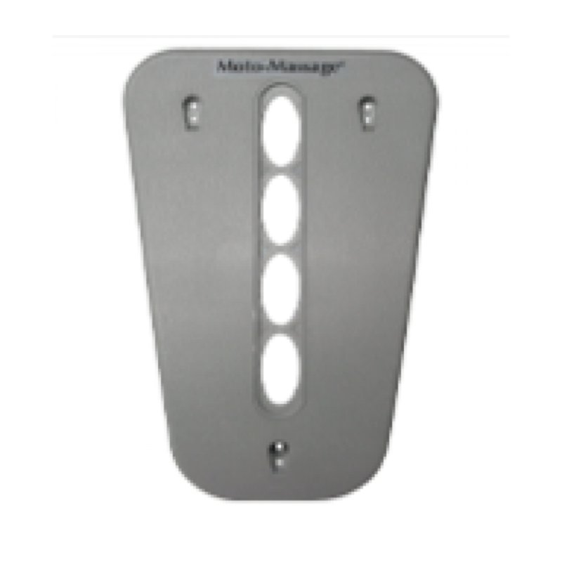 36511 Oval Moto Faceplate, Cool Grey