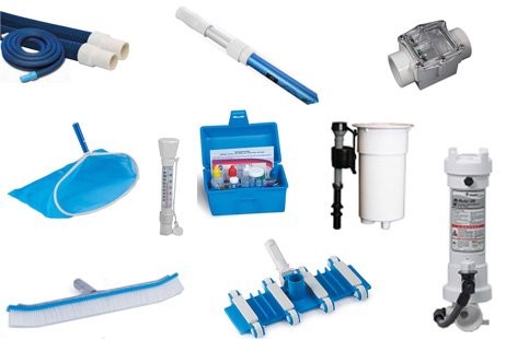 Maintenance Kit Pool & Spa - Pole, Brushes, Leaf Rake, Vac Hose, Vac Head, Test Kit, Thermometer, Corrosion Check Valve, Chlorinator x2, Auto Fill