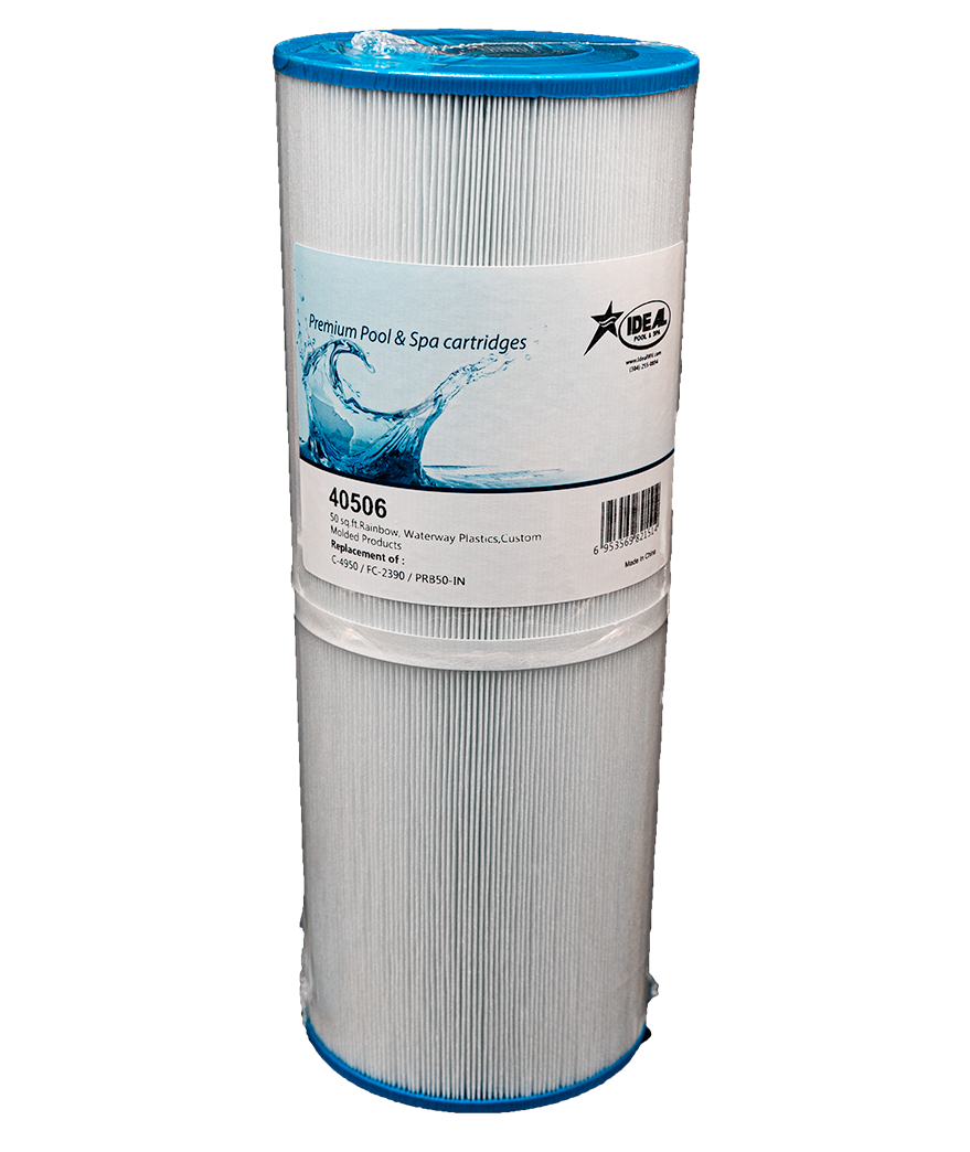 Spa Filter Cartridge, 40506, 50 Sq. Ft. Rainbow/Waterway/CMP, Replaces