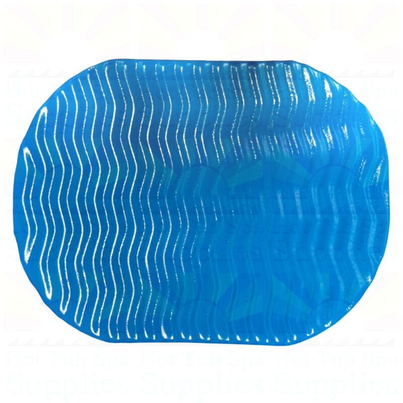 Oval Poolside Lounge Cushion, Blue