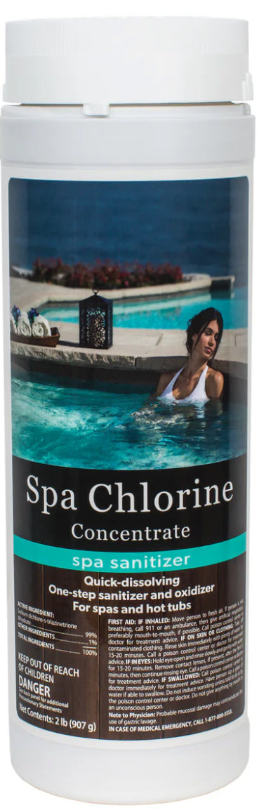Natural Chemistry Spa Granular Chlorine Concentrate, 2 lb Bottle, 12/C
