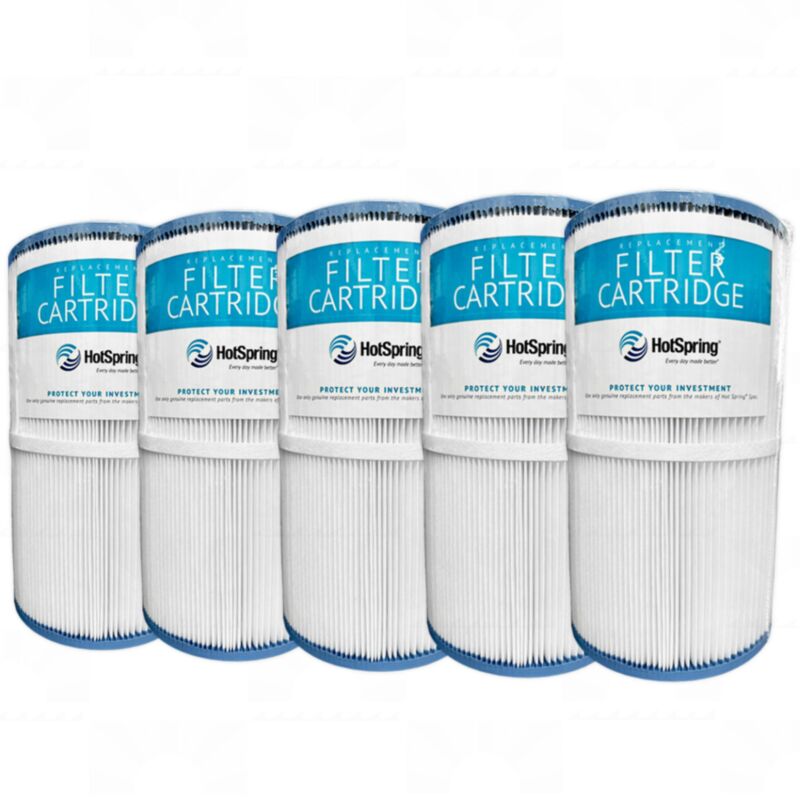 Hot Spring Spas 71825 Replacement Hot Spring Filter 5 Pack