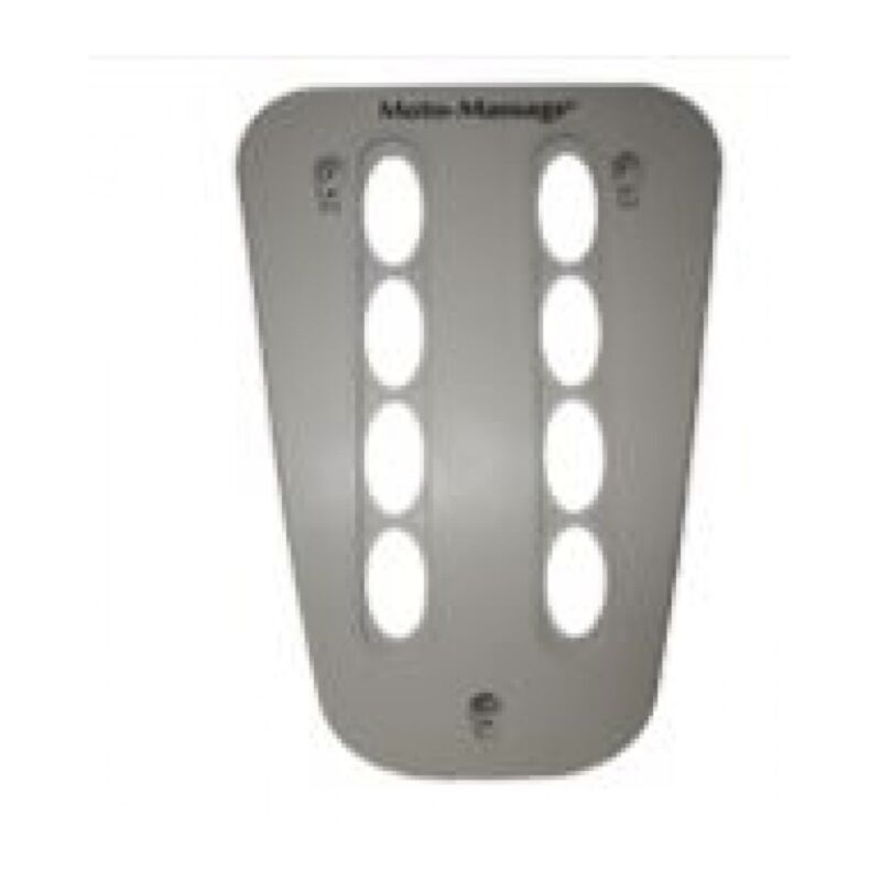 73538 Dual Moto Facia Plate Warm Grey