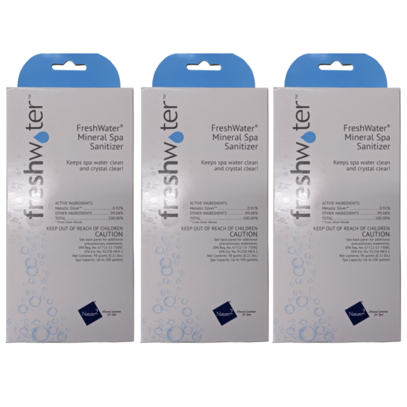 Hot Spring Spas 80010 3PK Freshwater AG+ Cartridge - 3 Pack