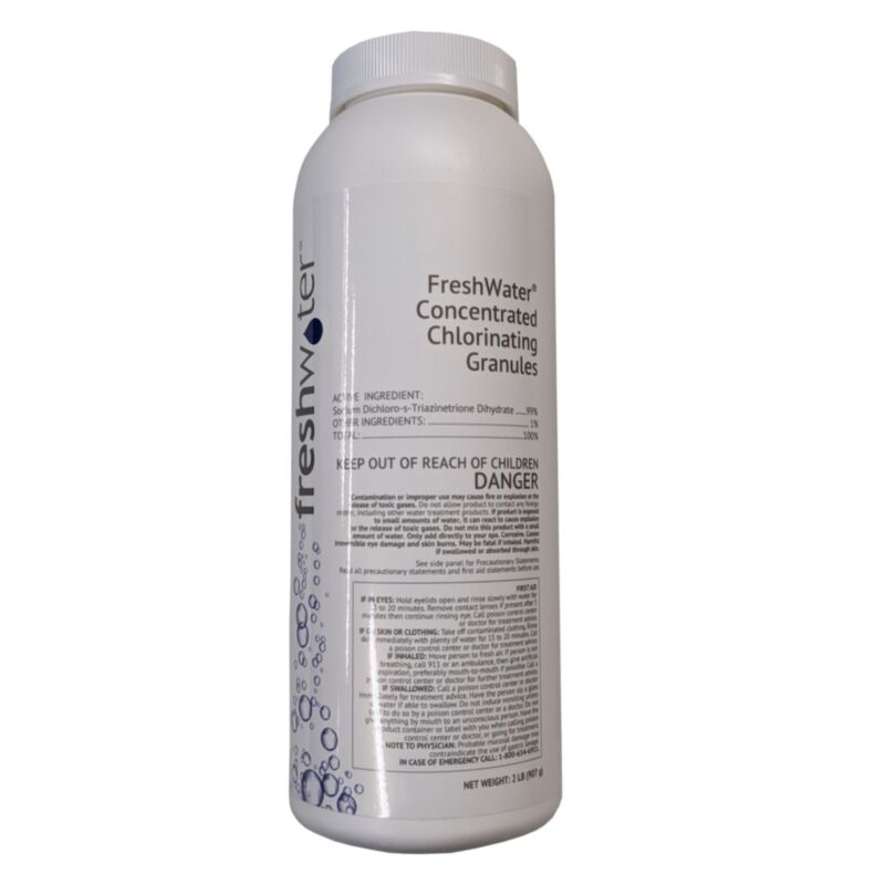Freshwater Concentrated Spa Chlorinating Granules, 2 lbs. - 80021