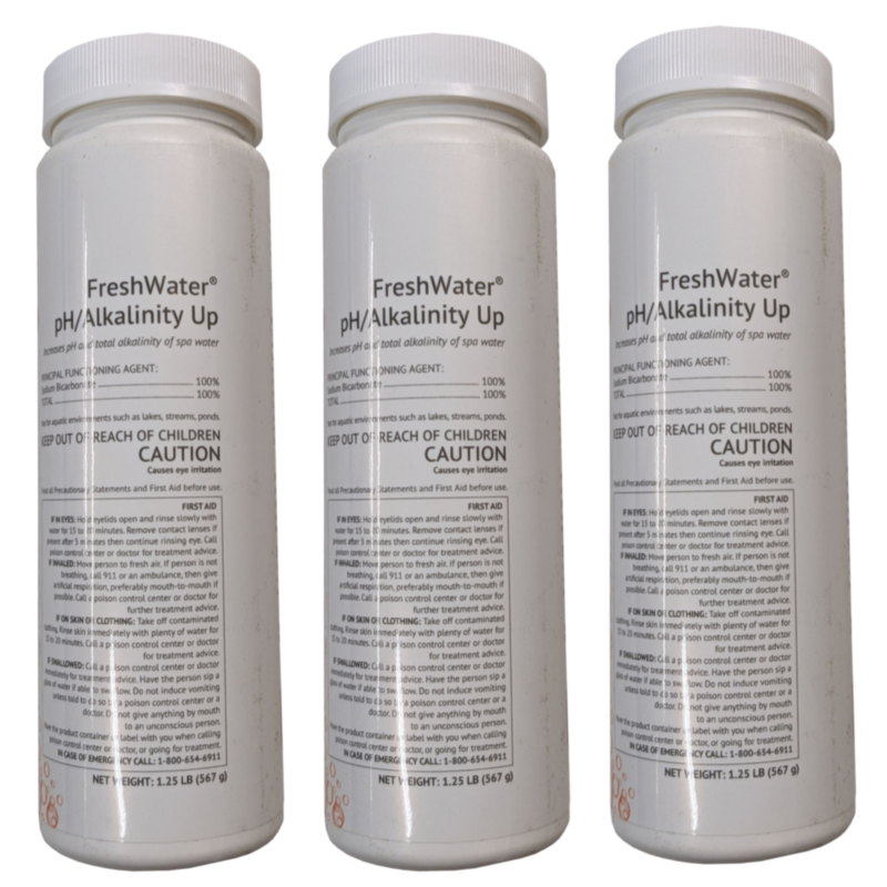 Freshwater pH Alkalinity Up - Hot Spring pH Balancer 3PK 80040