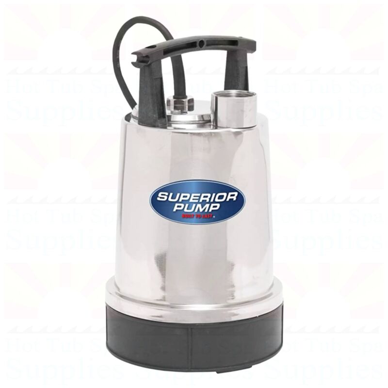 91592 Superior Pump Stainless 1/2 HP Steel Utility Pump