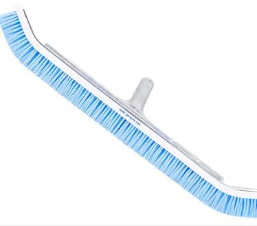 A&B Curved Aluminum Wall Brush, Nylon Bristles 24" | AAB3020