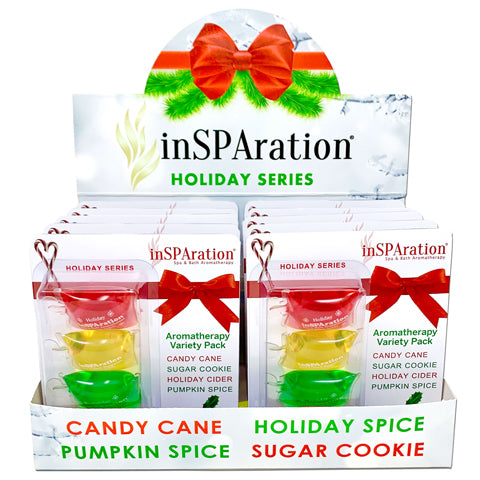 inSPAration Spa & Bath Fragrance, Seasonal, Aromatherapy Variety Pack