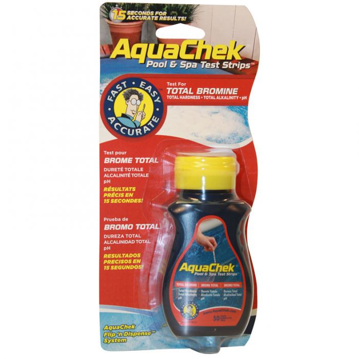 AquaChek Red 4-Way Bromine Test Strips, 50ct. (521253A)