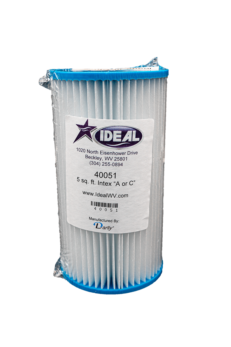 Pool Filter Cartridge, Intex, Size A, Premium Replacement