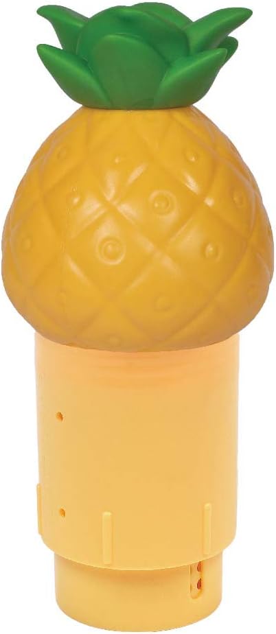GAME Solar Light Up Pineapple Chlorinator, Holds Five (5) 3" Chlorine