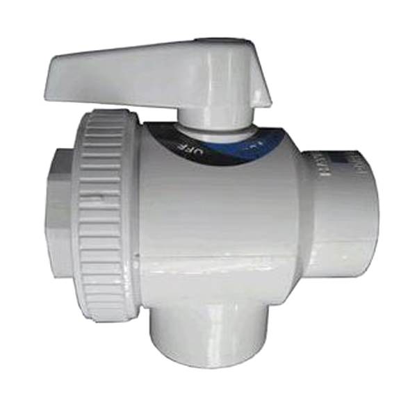 Hayward ABS Ball Valve, 1 1/2" FPT, 4-Way, Deluxe (SP0735)