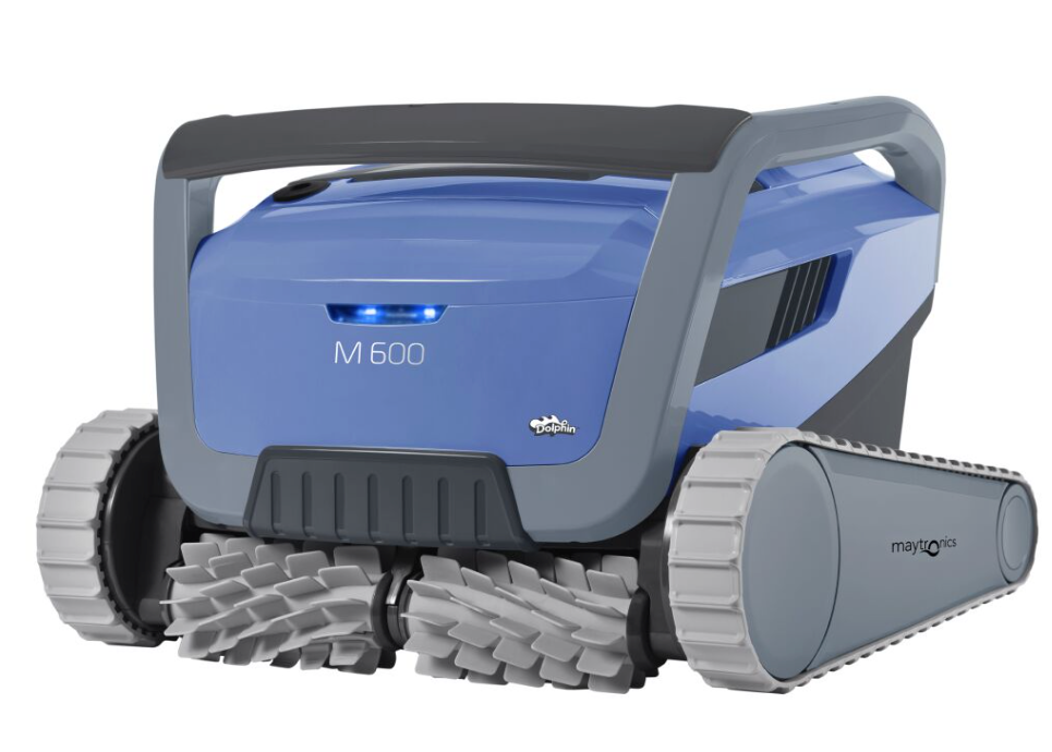 Dolphin M600 Robotic Cleaner with WiFi and Caddy for Inground Pools (9