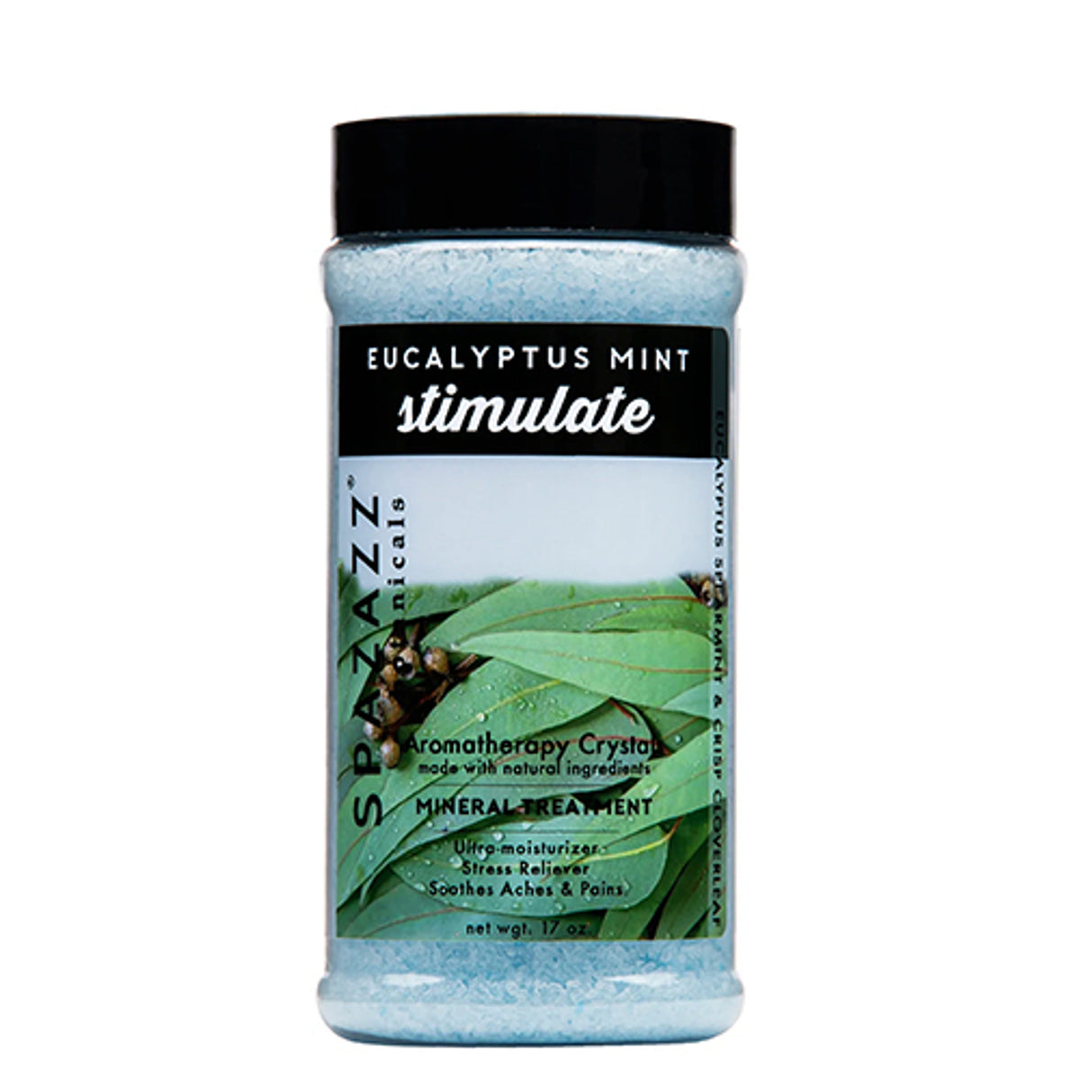 Spazazz Original Spa & Bath Fragrance, Eucalyptus Mint Crystal - 17 oz