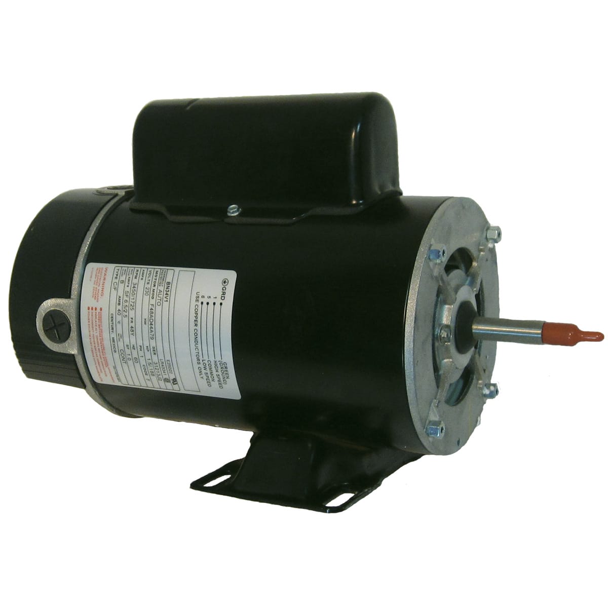 Century Pool Pump Motor 1.5HP 2-Speed 1 Phase 60Hz 230V 48Y Frame | BN