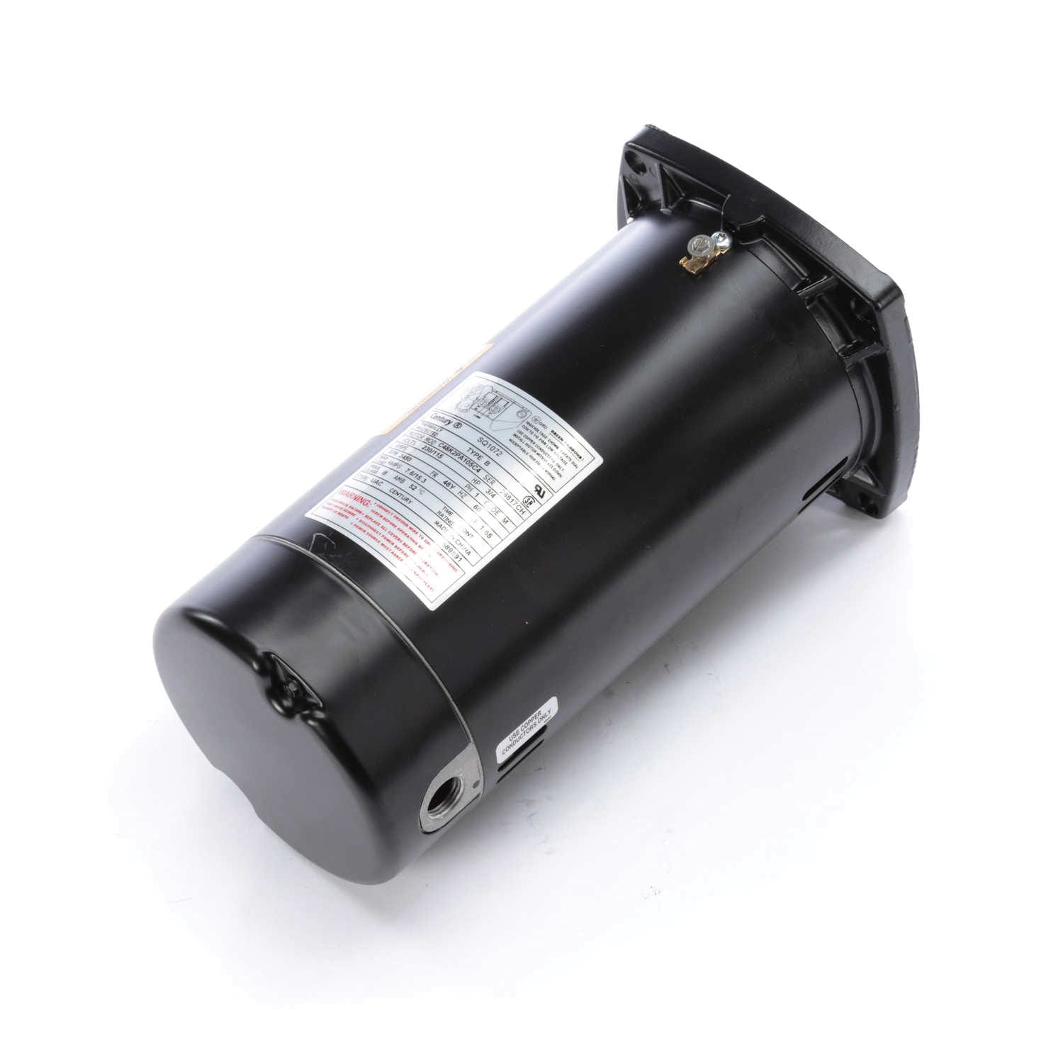Century Pool Pump Motor Square Flange 3/4HP 115/230V 48Y Frame | SQ107