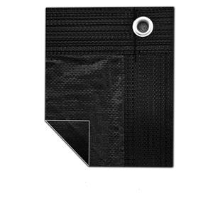 GLI Estate 18' Round A/G Winter Cover, 3' Overlap, Black | 45-0018RD-E