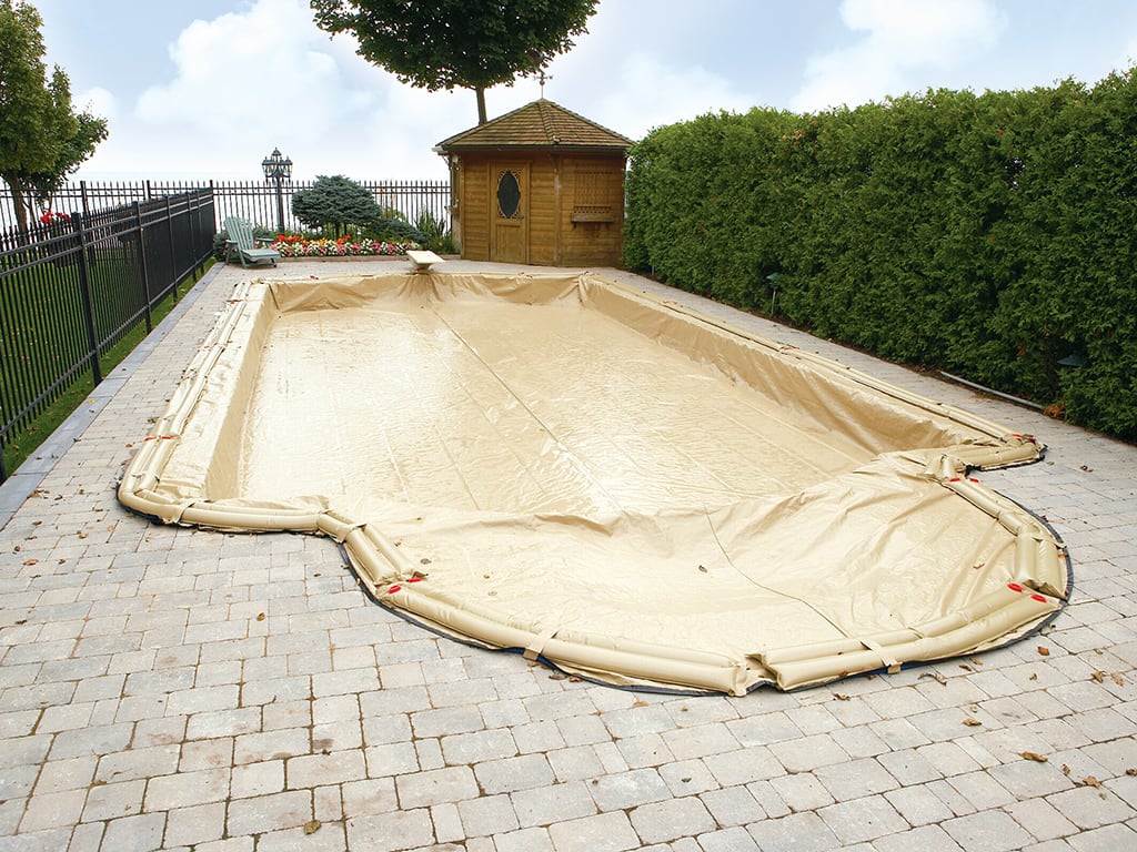 Hinsperger Armor Kote 12' x 24' Rectangle Winter Cover, 5' Overlap, Ta
