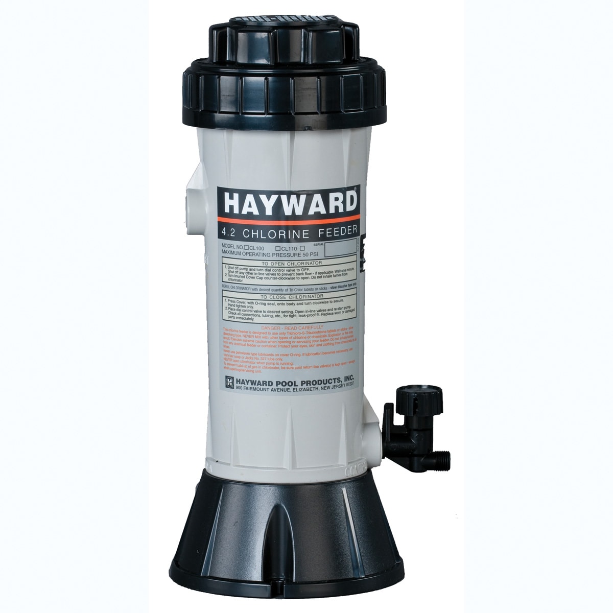 Hayward Automatic A/G Pool Chlorinator, In-Line, 1.5" FIP, 4.2 lb Capa