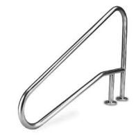 SR Smith Deck Top Mounted D4D 4 Bend Braced Flanged Stair Rail | D4BD0