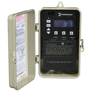 Intermatic PE153P Digital Timer in Outdoor Enclosure with Pool Heater