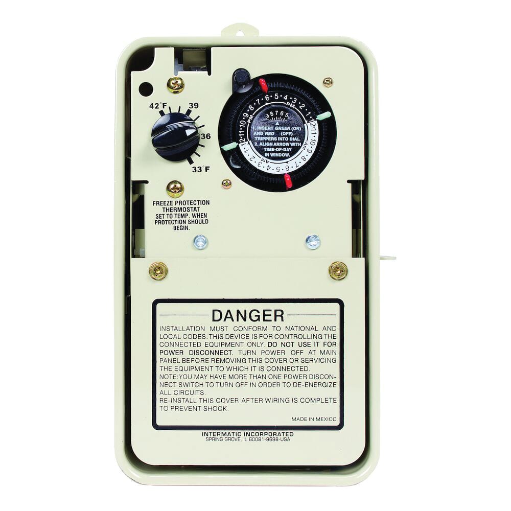 120/240 VAC 5.75" x 3.625" x 9.625" Freeze Protection with Thermostat