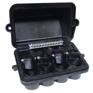 Intermatic Plastic Pool/Spa Light J-Box Four Light Capacity W/Conduit
