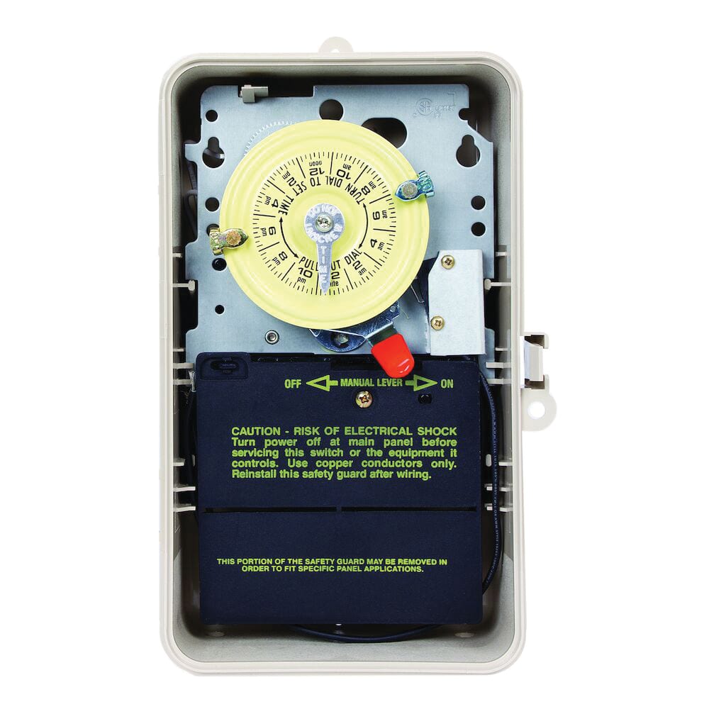 Intermatic 24-Hour 120V Mechanical Time Switch, SPST, Pool Heater Prot