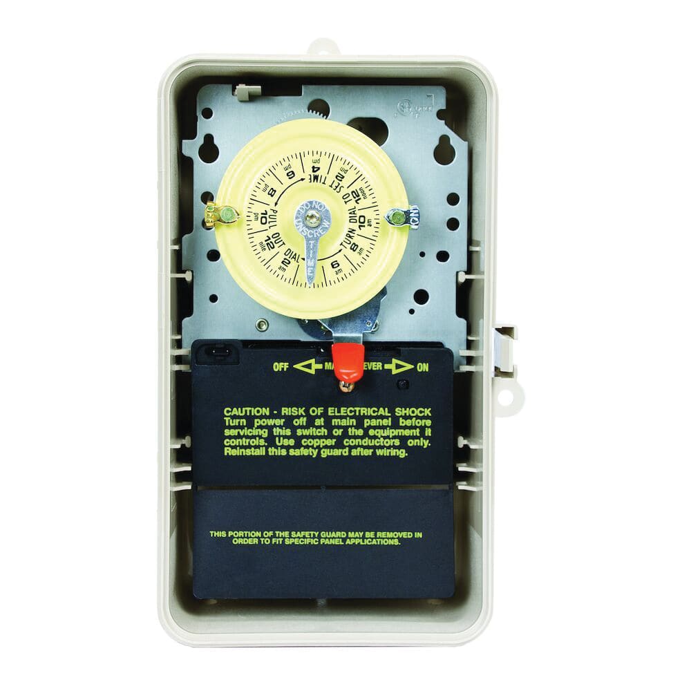 Intermatic 24-Hour 208-277V Mechanical Time Switch, DPST, Type 3R Plas