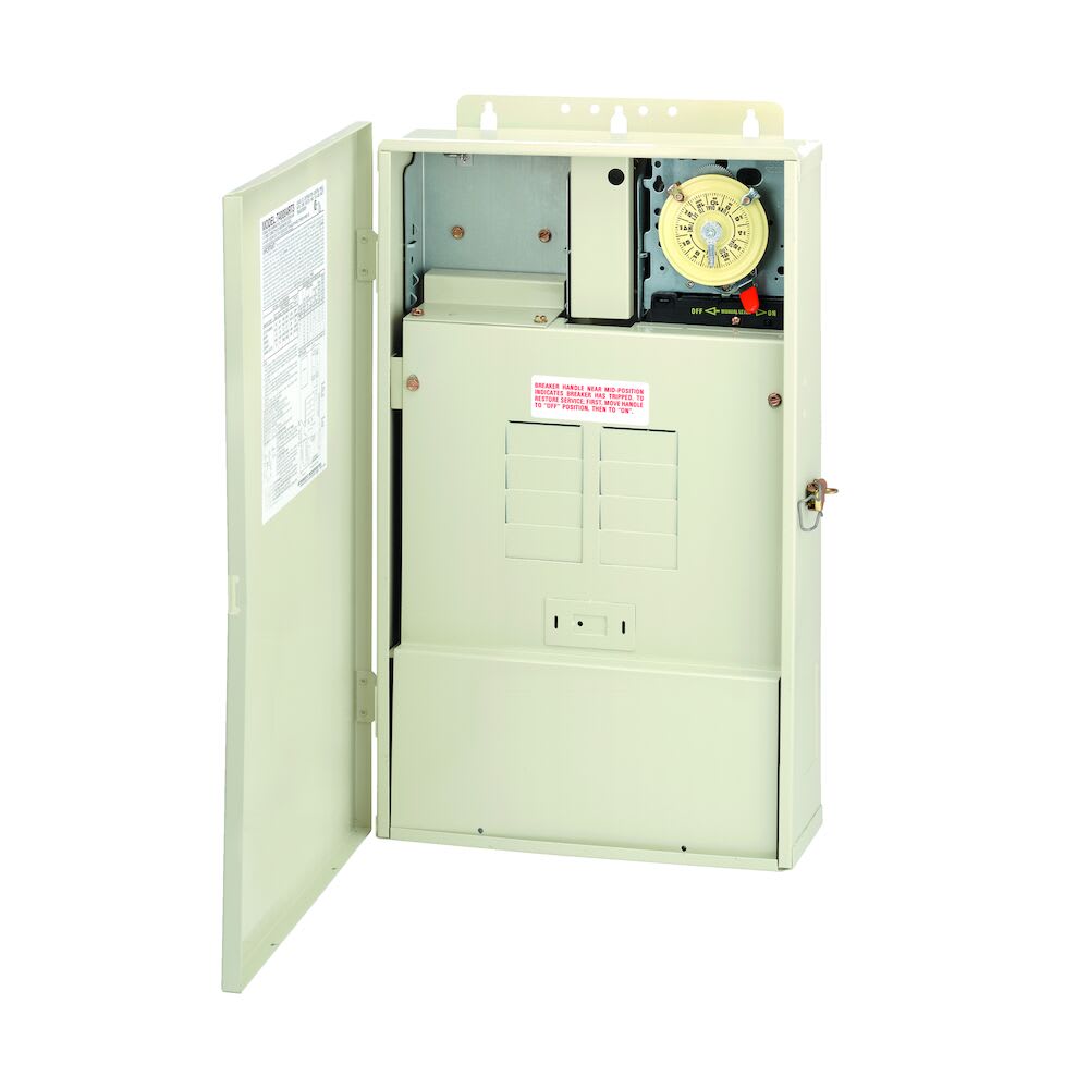 Intermatic 100 A Load Center w/ 300W Transformer & T104M Mechanism, 8-