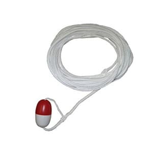 Kemp Usa 60' Throw Rope With Float And Ring Buoy Holder | 10-222-60