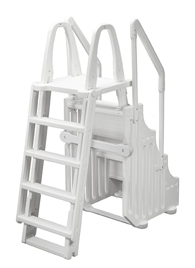 Ocean Blue Step & Ladder Assembly for 48-54" A/G Pools w/ 2 Handrails