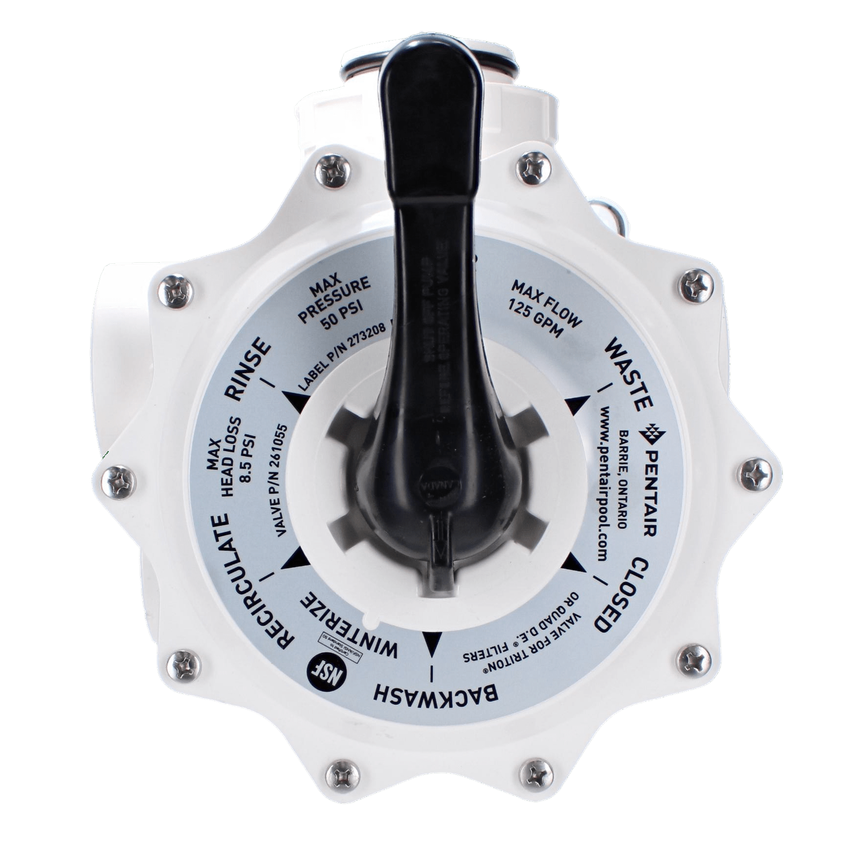 Pentair Sand Multiport Valve, 2" Side Mount | 261055