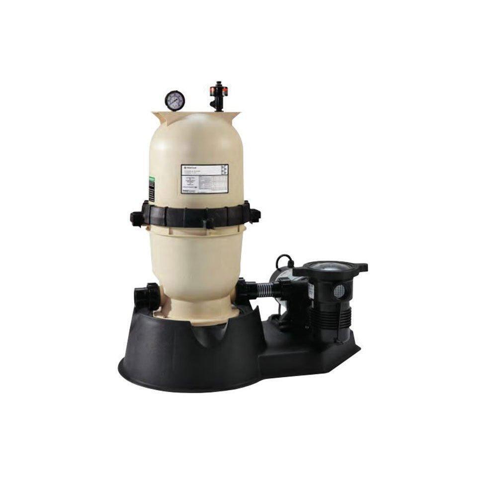 Pentair Clean & Clear A/G 75 sf Cartridge Filter System w/ 1HP OptiFlo