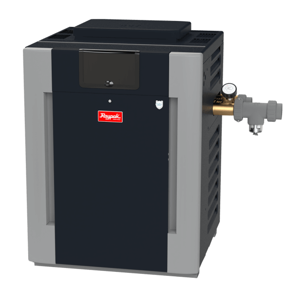 Raypak B-R266A-En-X 266K BTU Digital Natural Gas Heater w/ Bronze Head