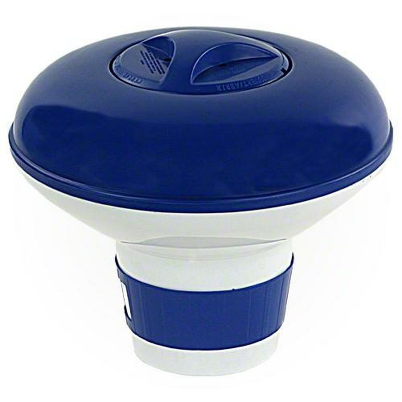 Swimline HydroTools Large Capacity Floating Chemical Dispenser, Blue/W