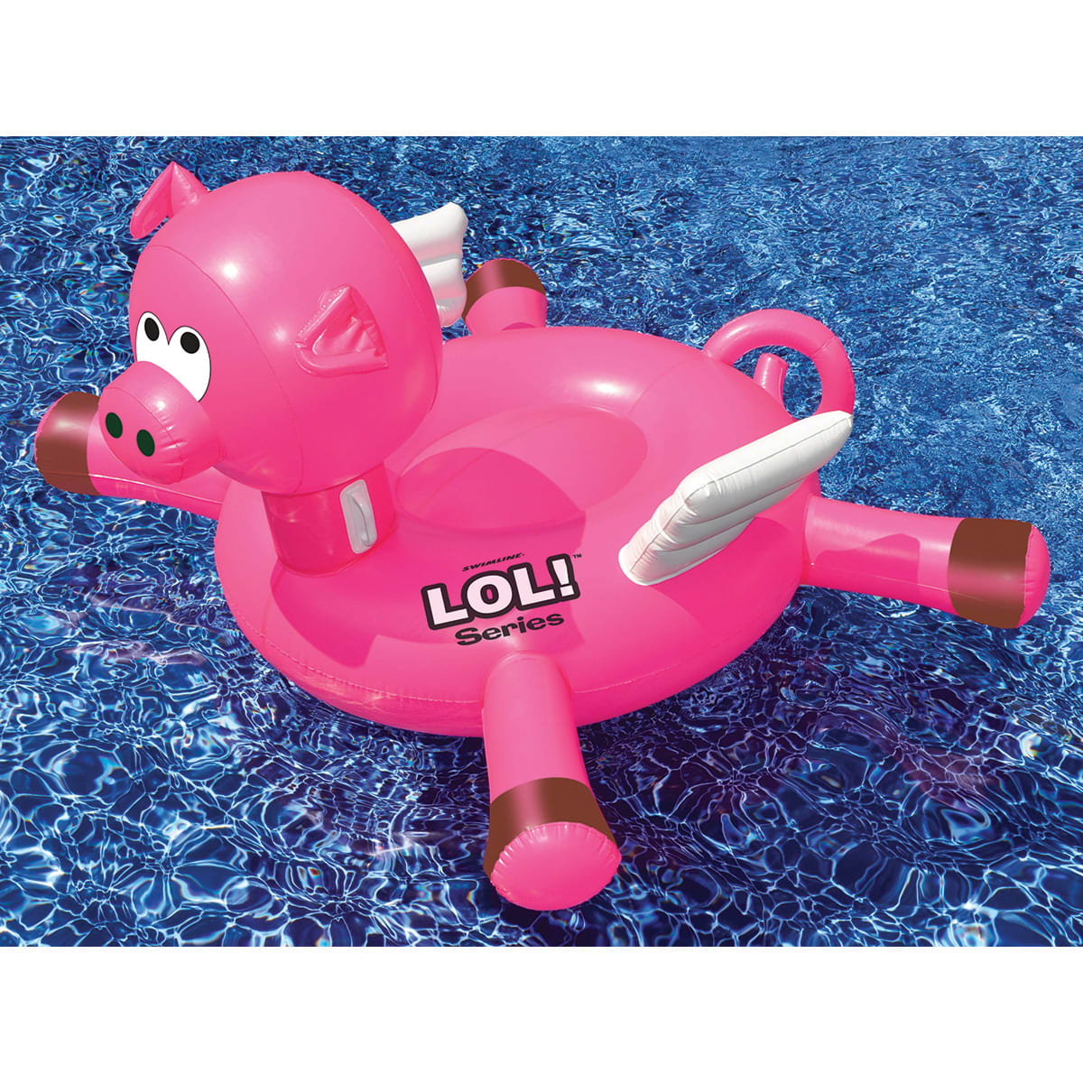 Swimline LOL Flying Pig Pool Float | 90266