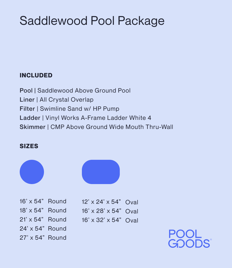Saddlewood Pool Package - HS163254SI
