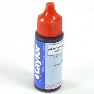 Taylor 2000 Series Ph Indicator Reagent, 3/4 oz, single unit,24/Pack |