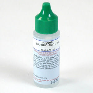 Taylor Sulfuric Acid .12N Dropper Bottle, 3/4 oz, single unit, 24/Pack