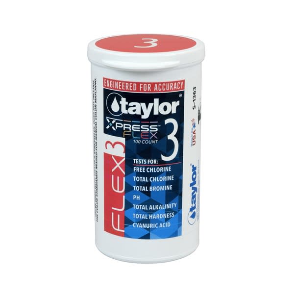 Taylor Flex 3 Test Strips for Xpress Flex System - 100/Btl | S-1363-6