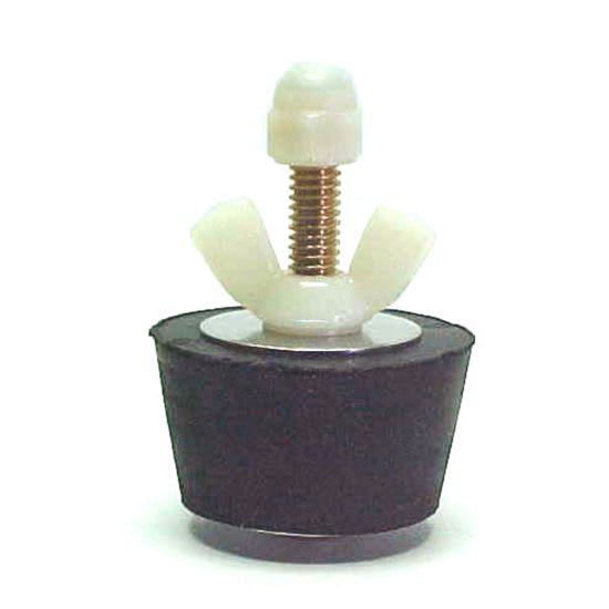 Winter Rubber Blow Through Plug #10 w/ Nylon Wing Nut for 1-1/2" Fitti