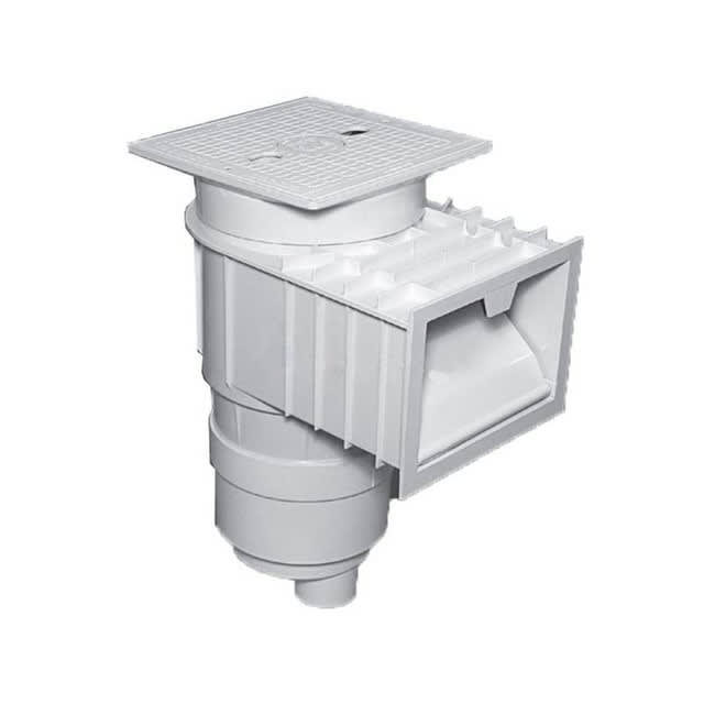 Waterway 2" Socket Renegade Gunite Skimmer w/ Square Lid | 540-6417-S