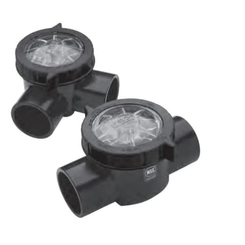 Waterway TruSeal 1-1/2" Socket x 2" Spigot Straight Body Check Valve |