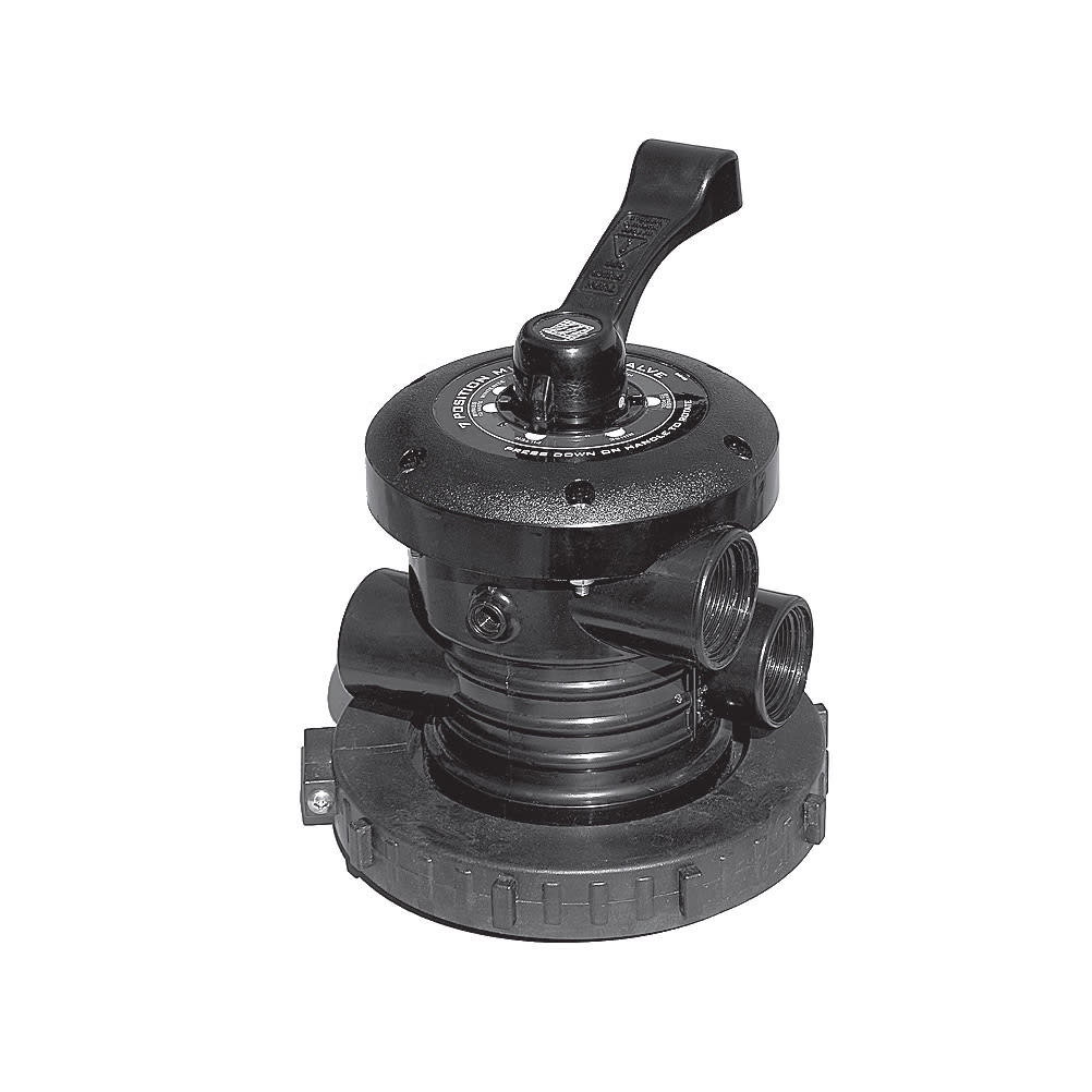 Waterway Multiport Valve w/ Split Clamp Sand Filter, Top Mount, 1.5" |